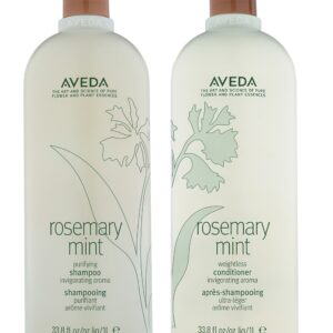 Aveda Rosemary Mint Purifying Shampoo & Weightless Conditioner 33.8 oz SET